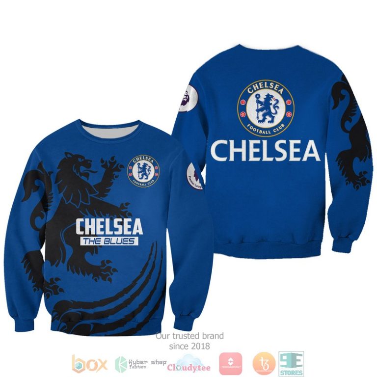 Chelsea The Blues 3d shirt hoodie 1 2