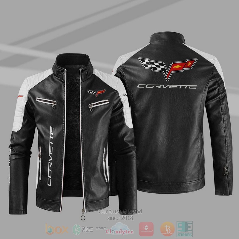 Chevrolet Corvette Block Leather Jacket