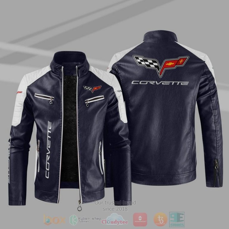 Chevrolet Corvette Block Leather Jacket 1 2