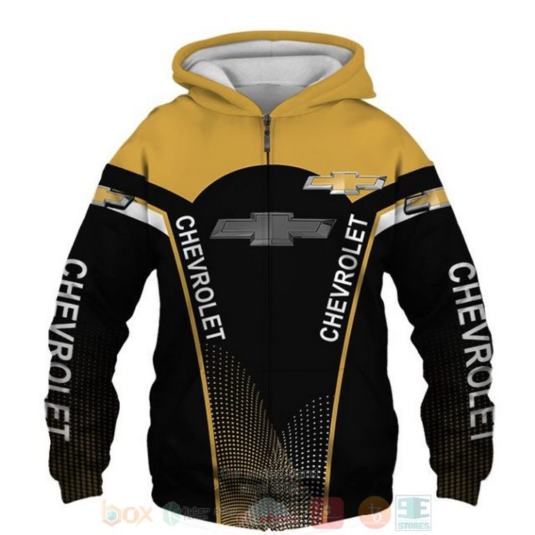 Chevy yellow black 3D shirt hoodie 1 2