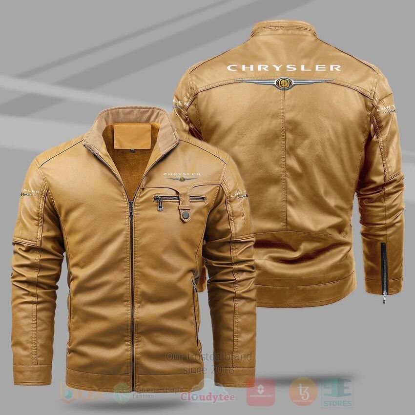 Chrysler Fleece Leather Jacket 1