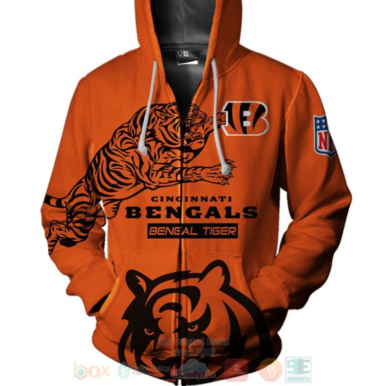 Cincinnati Bengals Bengal Tiger 3D shirt hoodie 1 2