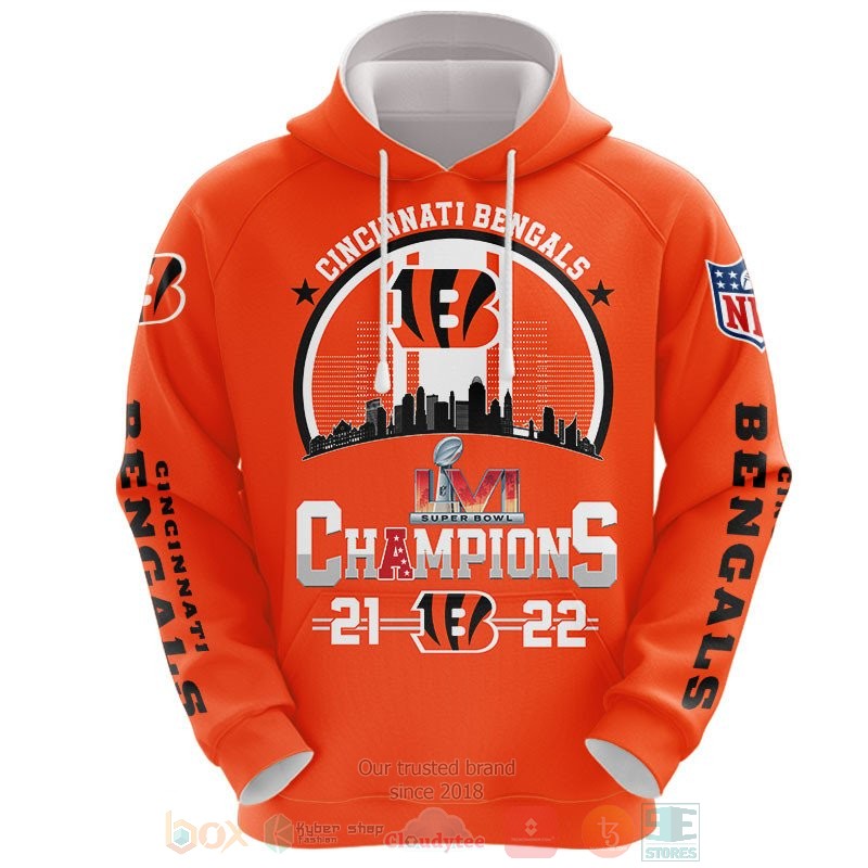 Cincinnati Bengals Champions 3D shirt hoodie