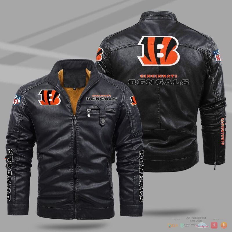 Cincinnati Bengals NFL Trend Fleece Leather Jacket