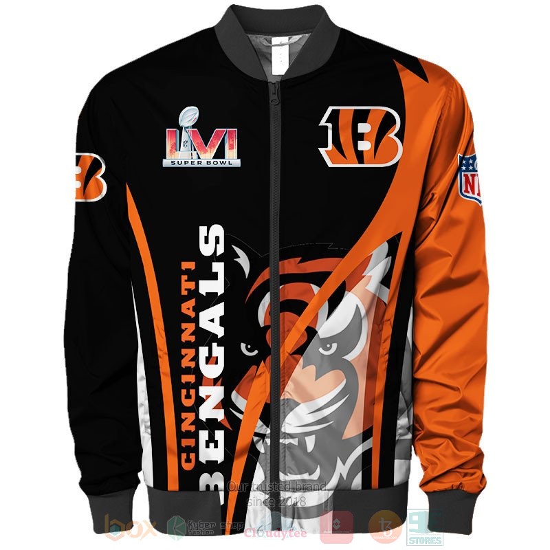Cincinnati Bengals NLF Super Bowl 3D shirt hoodie 1 2 3 4 5 6 7 8 9 10 11 12 13 14 15 16 17