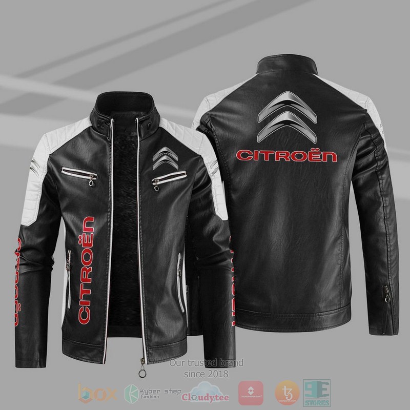 Citroen Block Leather Jacket