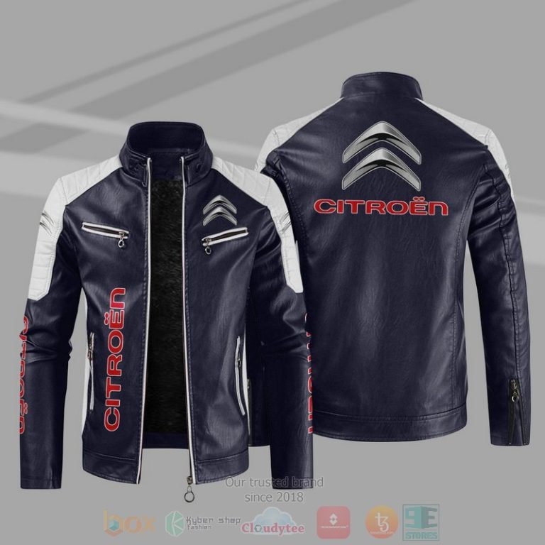 Citroen Block Leather Jacket 1 2