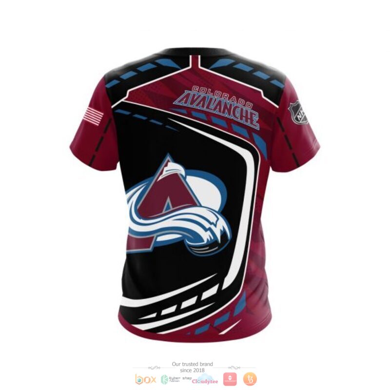 Colorado Avalanche NHL black dark red 3D shirt hoodie 1 2 3 4 5 6 7 8