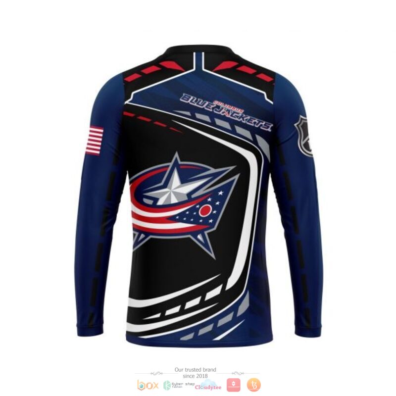 Columbus Blue Jackets NHL black blue 3D shirt hoodie 1 2 3 4 5 6