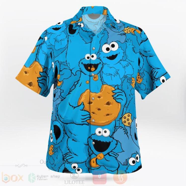 Cookie Monster The Muppet Hawaiian Shirt 1