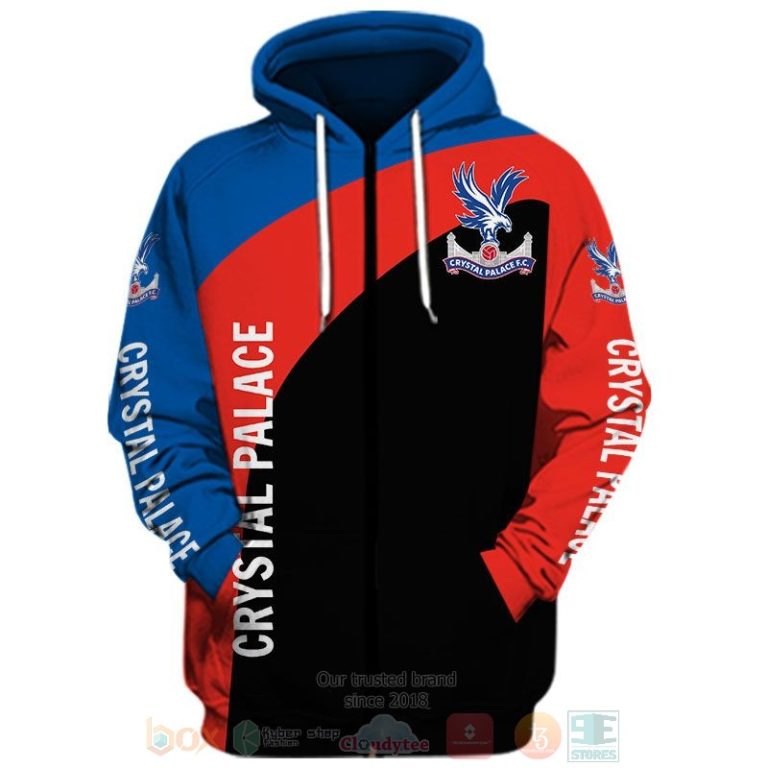 Crystal Palace blue red black 3D shirt hoodie 1 2