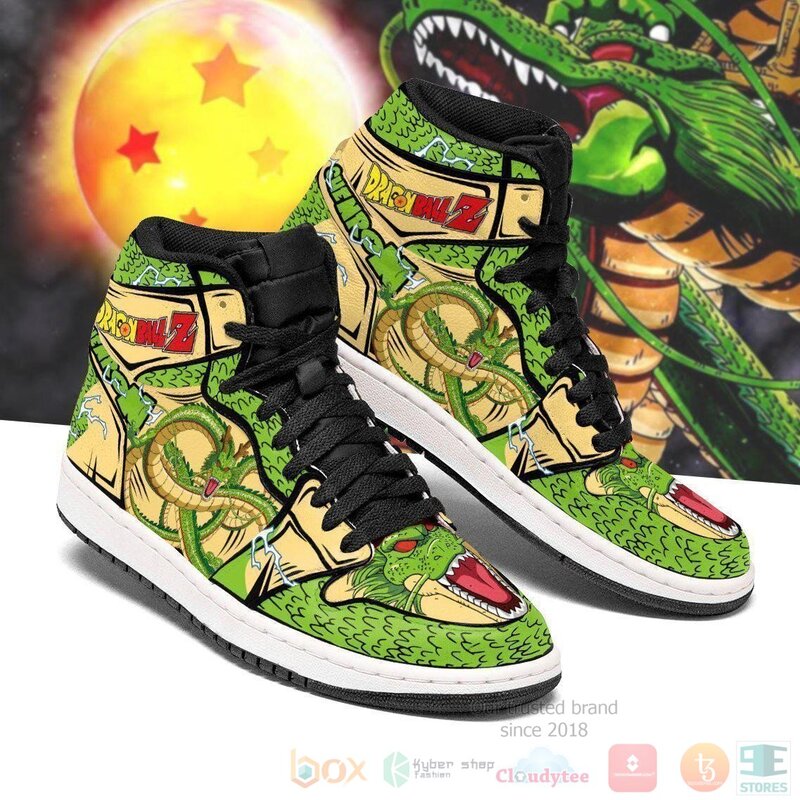 DBZ Shenron Sneakers Custom Anime Dragon Ball Air Jordan High Top Shoes 1