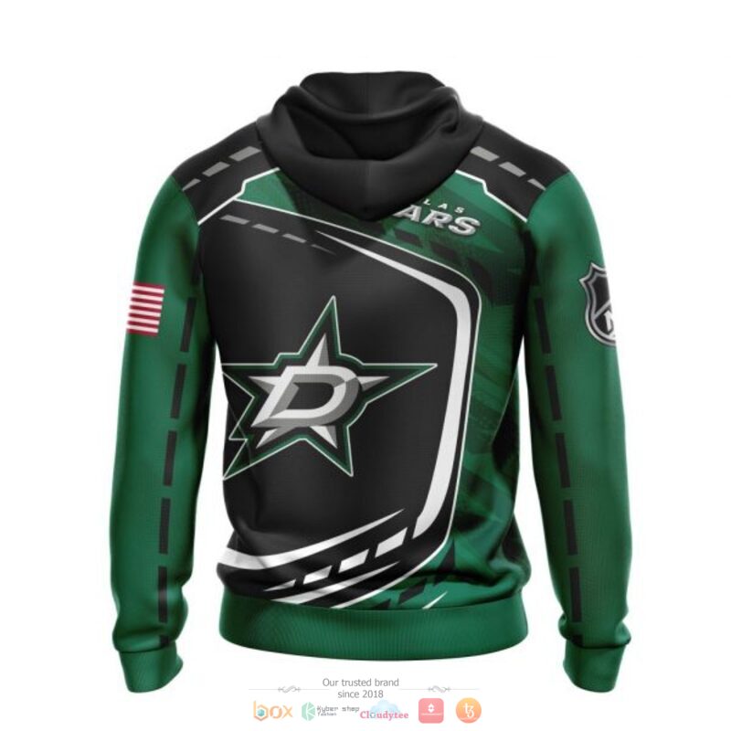 Dallas Stars NHL black green 3D shirt hoodie 1 2