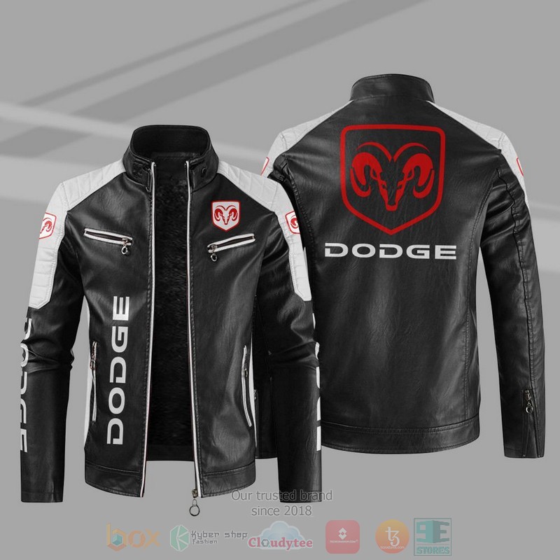 Dodge Block Leather Jacket