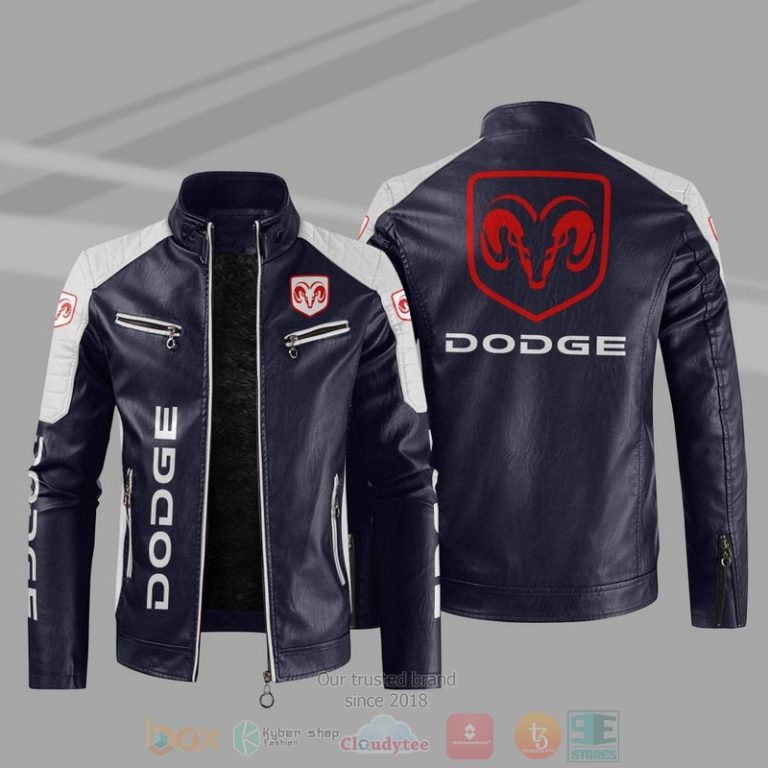 Dodge Block Leather Jacket 1 2