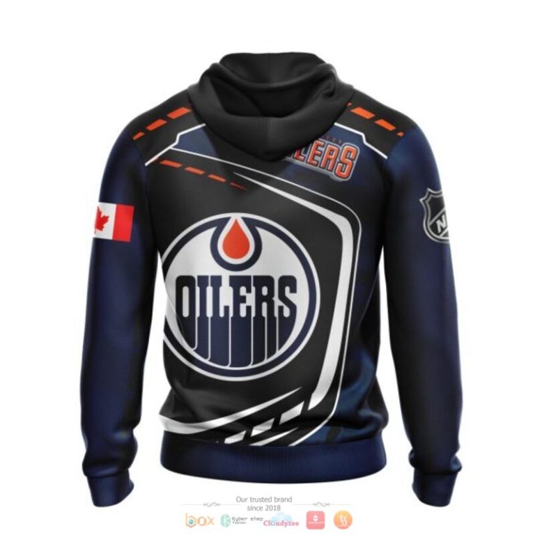 Edmonton Oilers NHL black blue 3D shirt hoodie 1 2