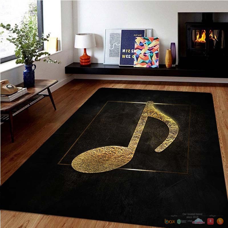 Eighth Note Music Note Rug Carpet