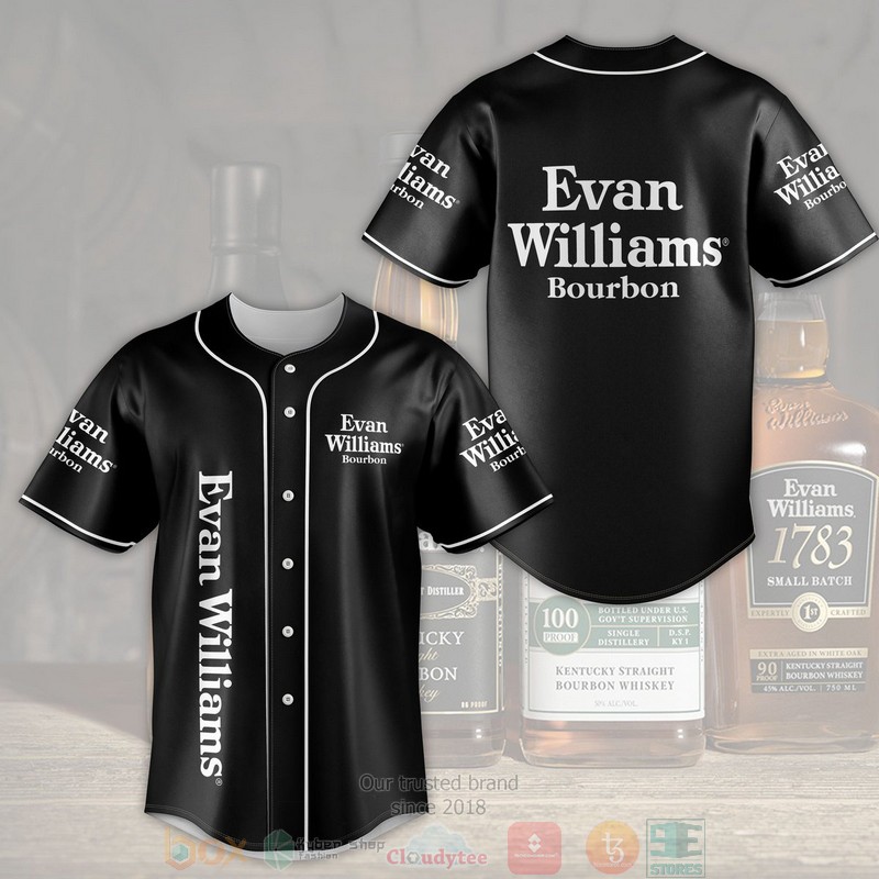 Evan Williams bourbon Baseball Jersey