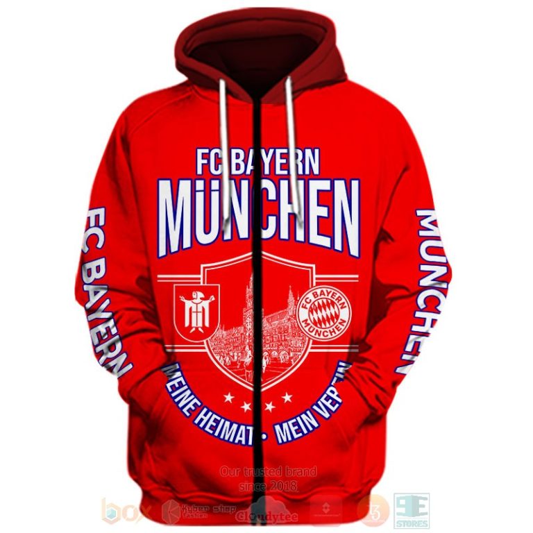 FC Bayern Munchen 3D shirt hoodie 1 2