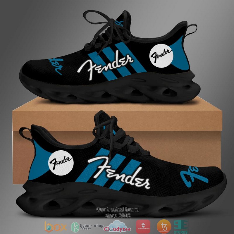 Fender Black Cyan Adidas Clunky Sneaker shoes 1