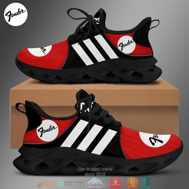 Fender Black Red Adidas Clunky Sneaker shoes 1