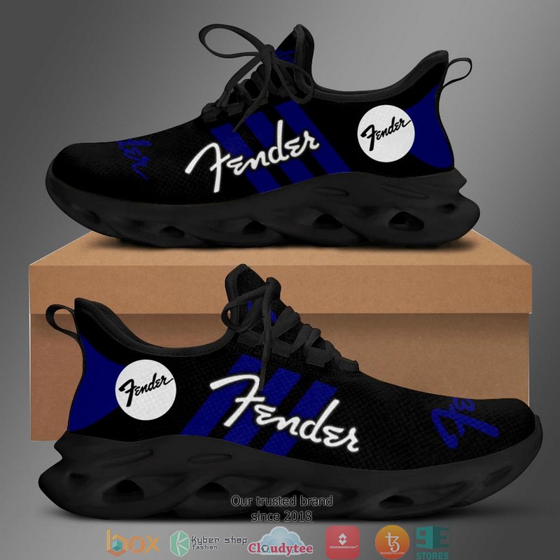 Fender Black and Blue Adidas Clunky Sneaker shoes 1