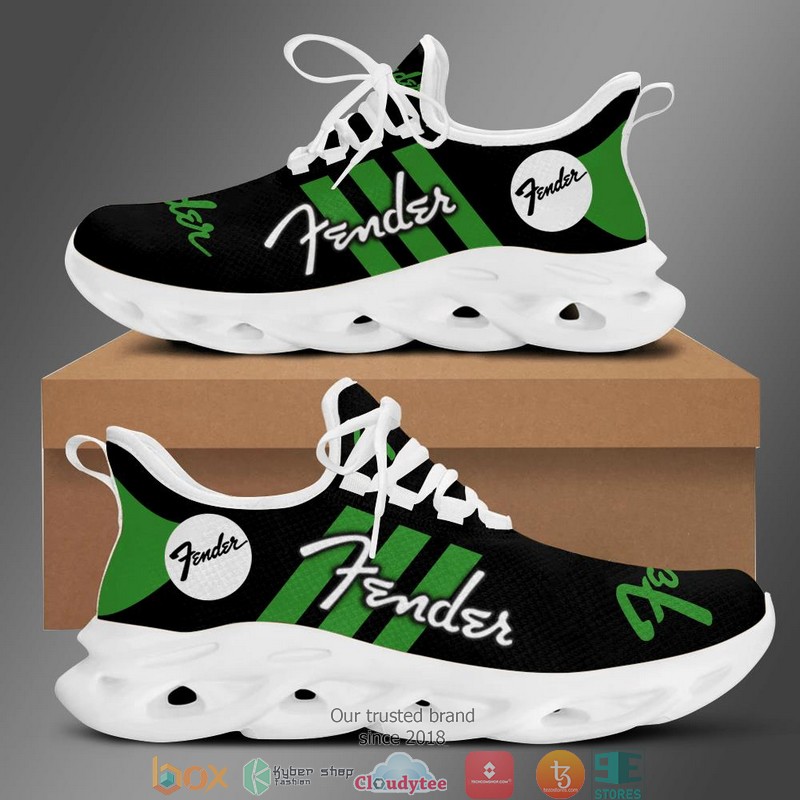 Fender Black and Green Clunky Sneaker shoes