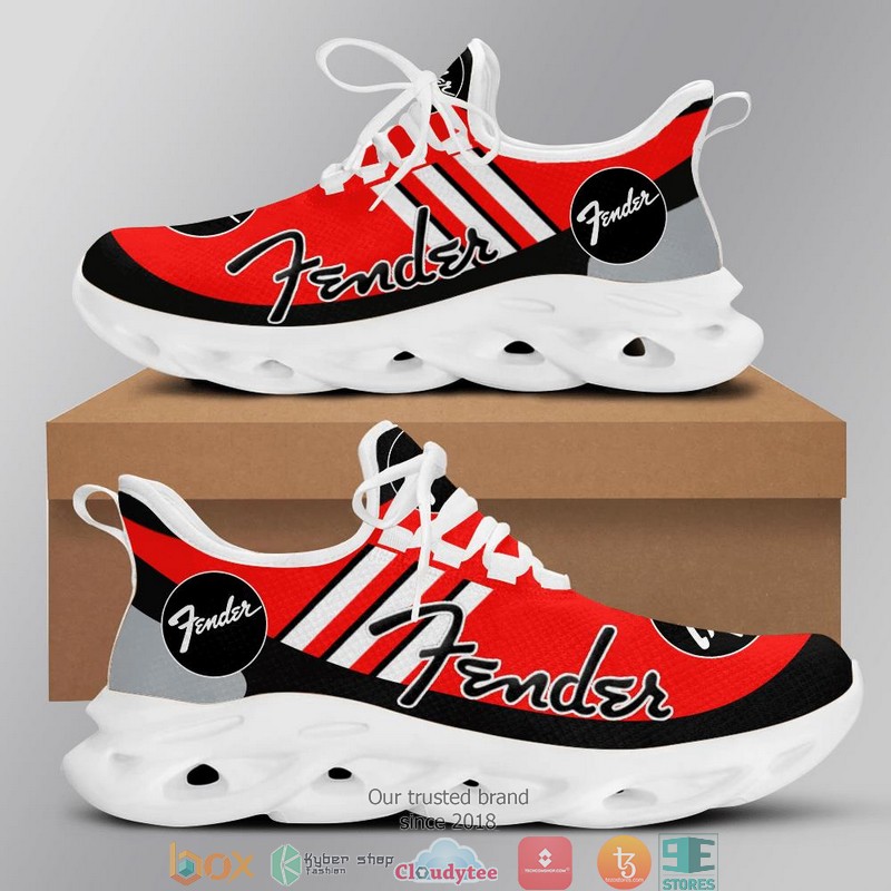 Fender Black and Red Clunky Sneaker shoes