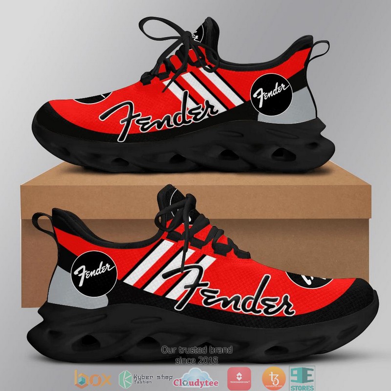 Fender Black and Red Clunky Sneaker shoes 1