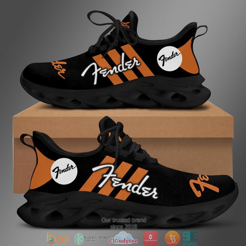 Fender Black orange Clunky Sneaker shoes 1