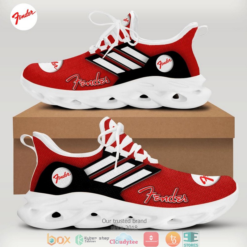Fender Dark Red Adidas Clunky Sneaker shoes