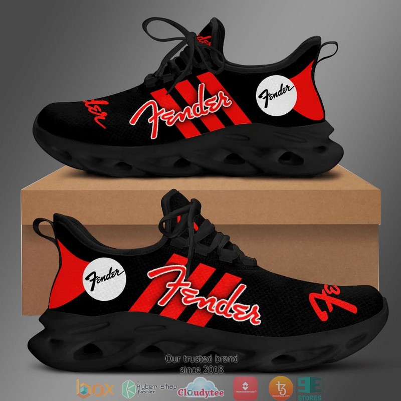 Fender Red Black Adidas Clunky Sneaker shoes 1
