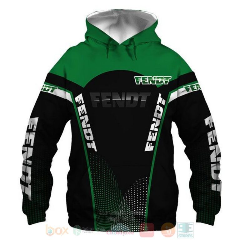 Fendt green black 3D shirt hoodie