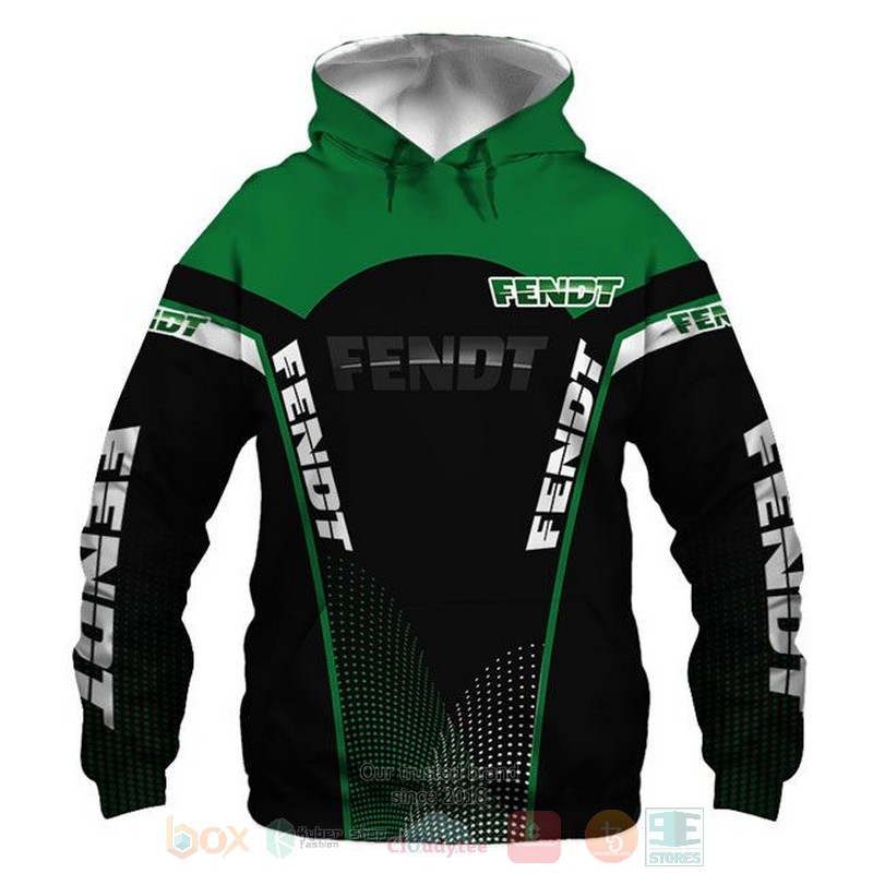 Fendt green black 3D shirt hoodie