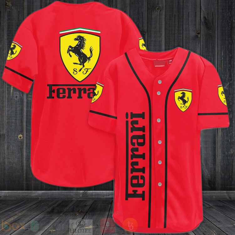 Ferrari Baseball Jersey