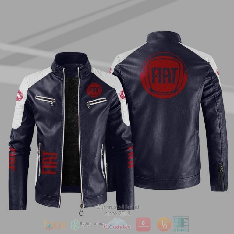 Fiat Block Leather Jacket 1 2