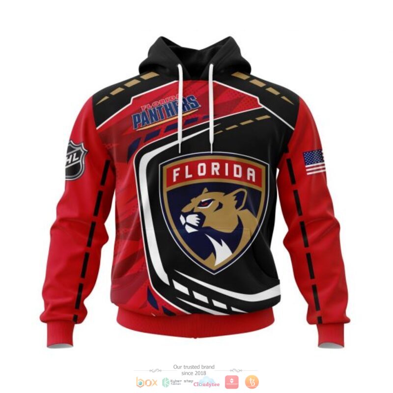Florida Panthers NHL black red 3D shirt hoodie
