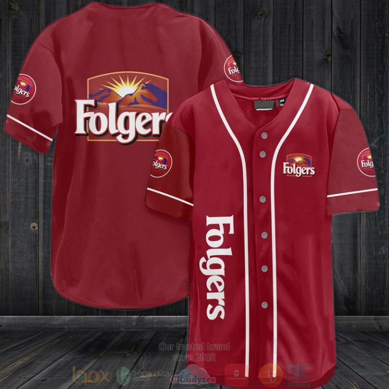 Folgers Baseball Jersey