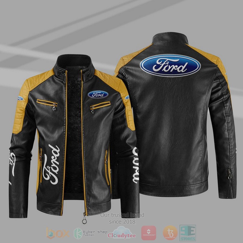 Ford Block Leather Jacket 1