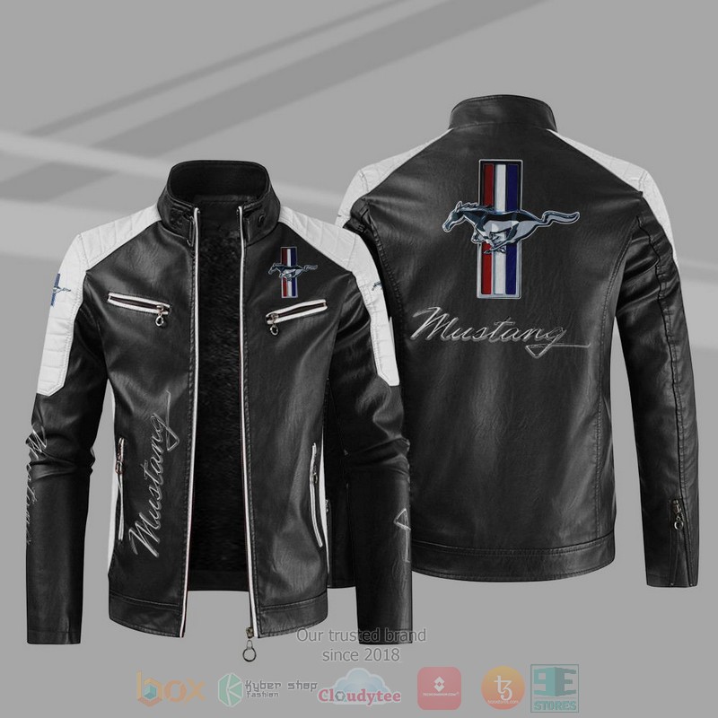 Ford Mustang Block Leather Jacket