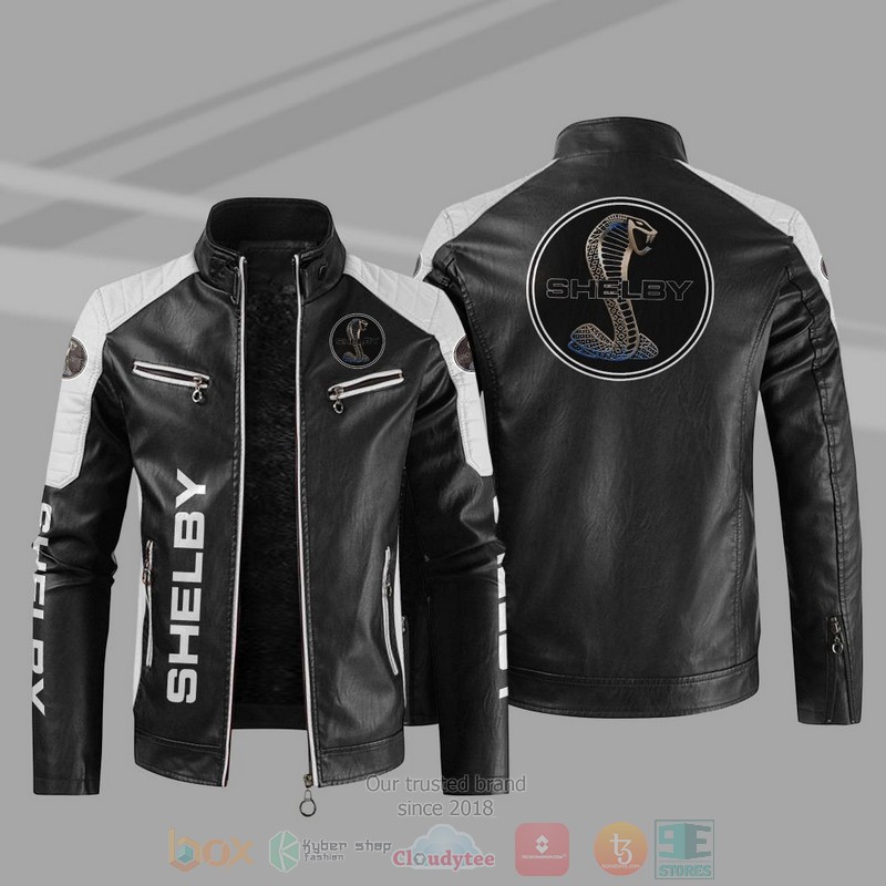 Ford Shelby Block Leather Jacket