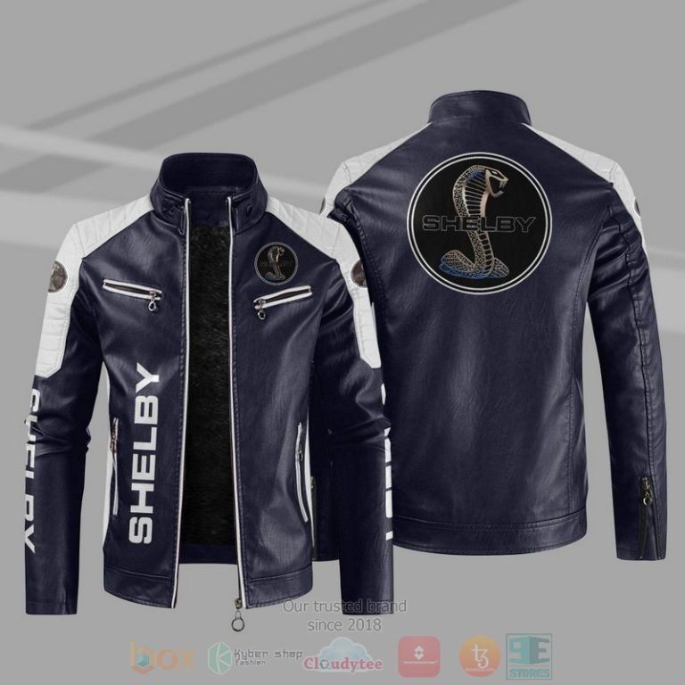 Ford Shelby Block Leather Jacket 1 2