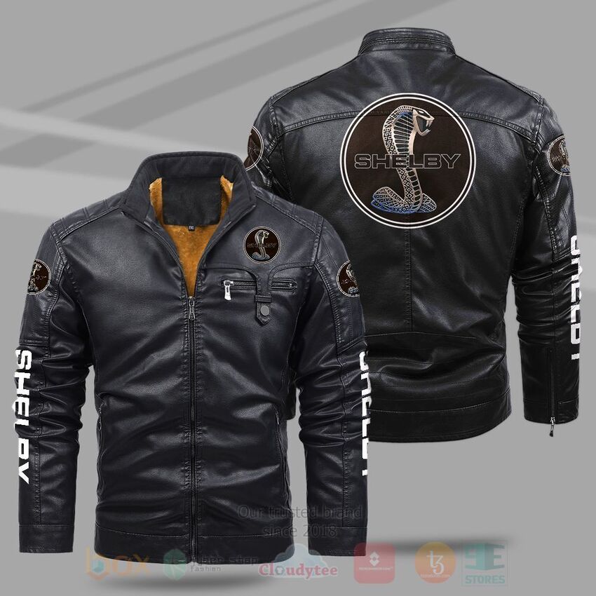 Ford Shelby Fleece Leather Jacket