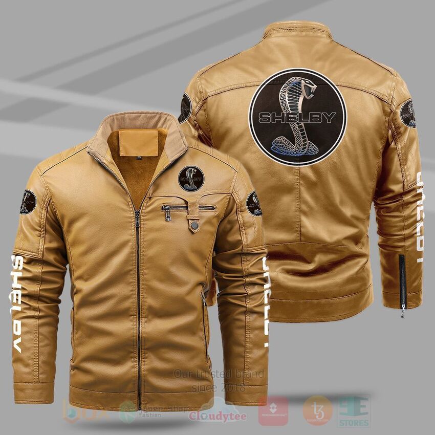 Ford Shelby Fleece Leather Jacket 1