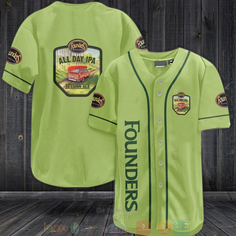 Founders All Day IPA Brewing Baseball Jersey