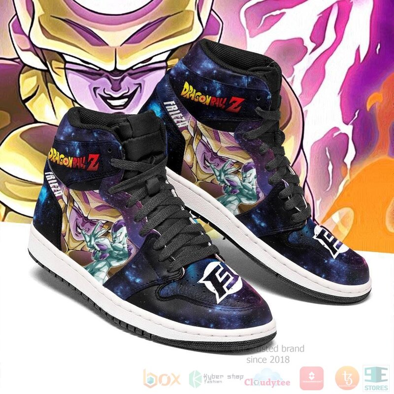 Frieza Sneakers Galaxy Custom Anime Dragon Ball Air Jordan High Top Shoes 1