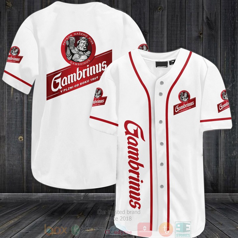 Gambrinus beer Baseball Jersey