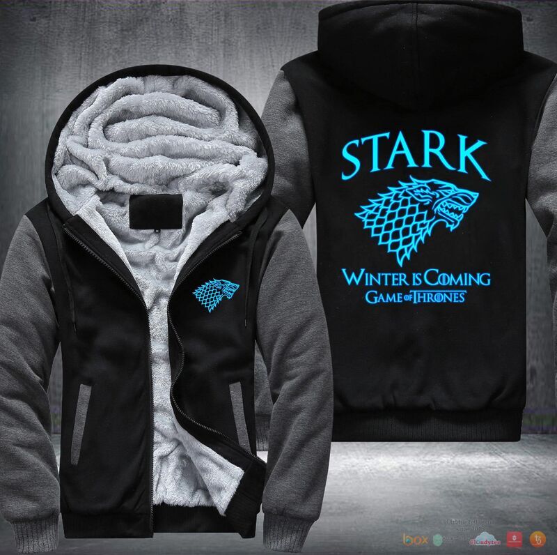 Game of Thrones Winter Is coming Stark Fleece Hoodie Jacket