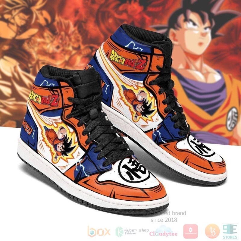 Goku Sneakers Custom Anime Dragon Ball Air Jordan High Top Shoes