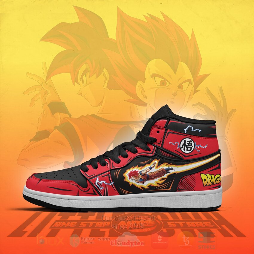 Goku and Vegeta Air Jordan High Top Shoes 1